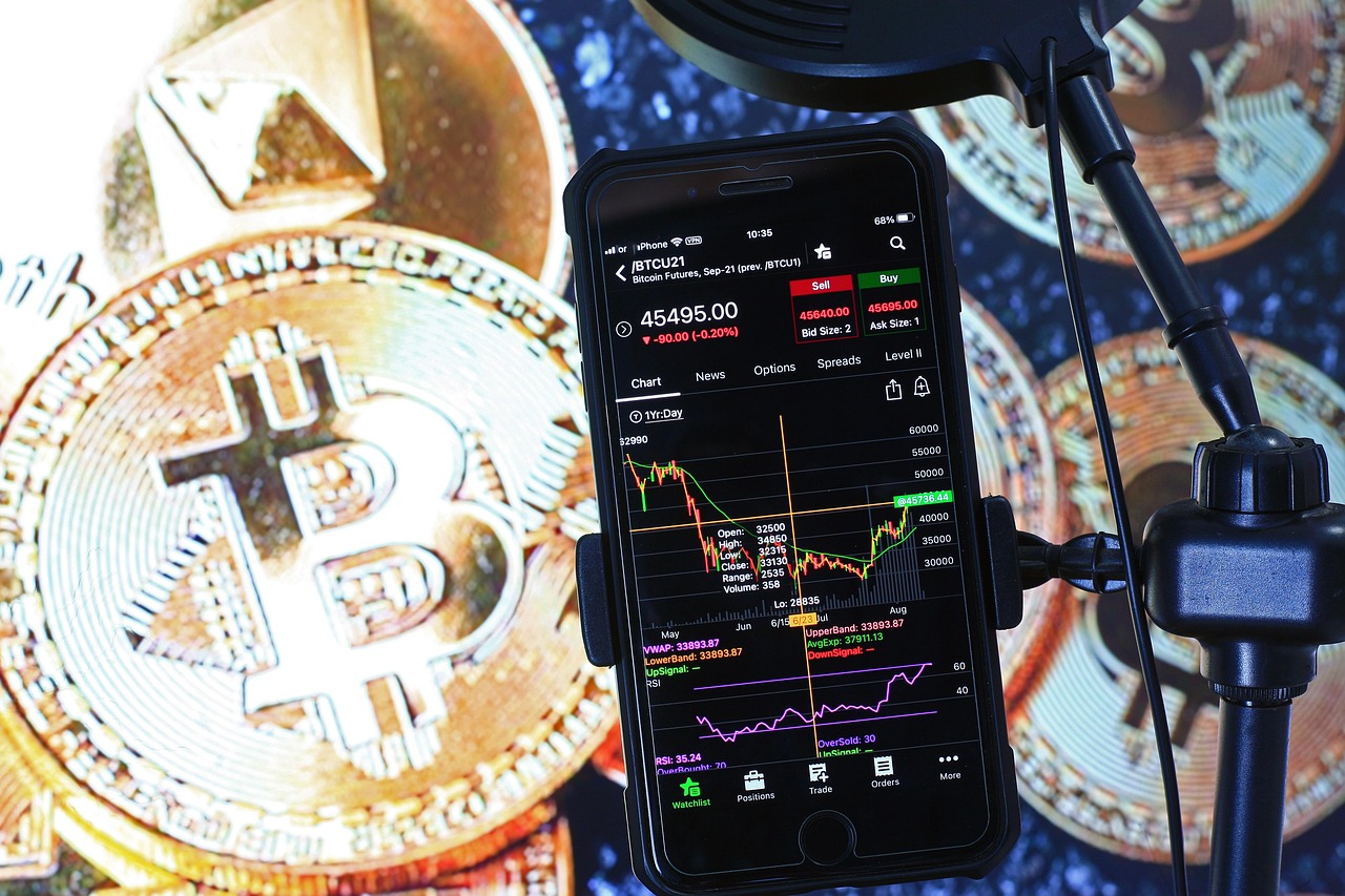 person holding cryptocurrency cold storage device